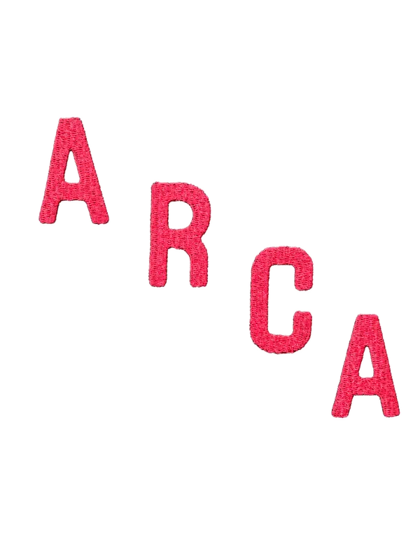 Arca — Embroidery on Staff aprons