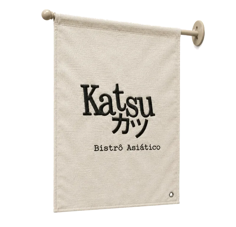 Katsu — Embroidery on Uniform & signage